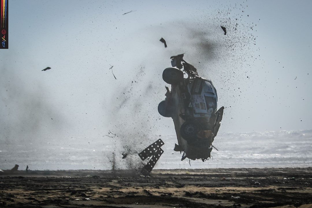 Video from the accident - Morocco Desert Challenge 2018