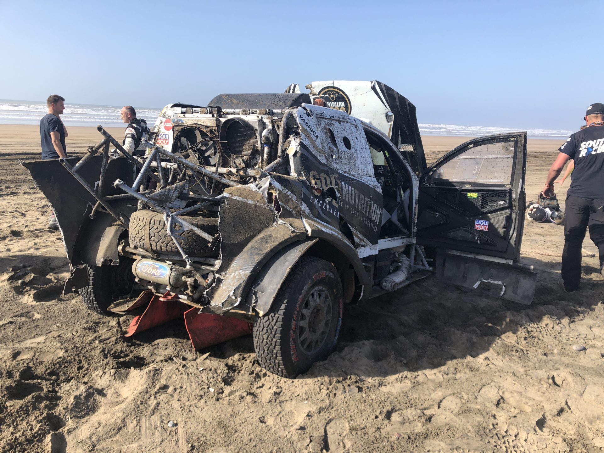 Accident in Morocco Desert Challenge 2018