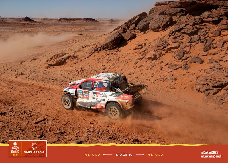 Dakar 2024: Challenging day but good result for Ourednicek and Kripal