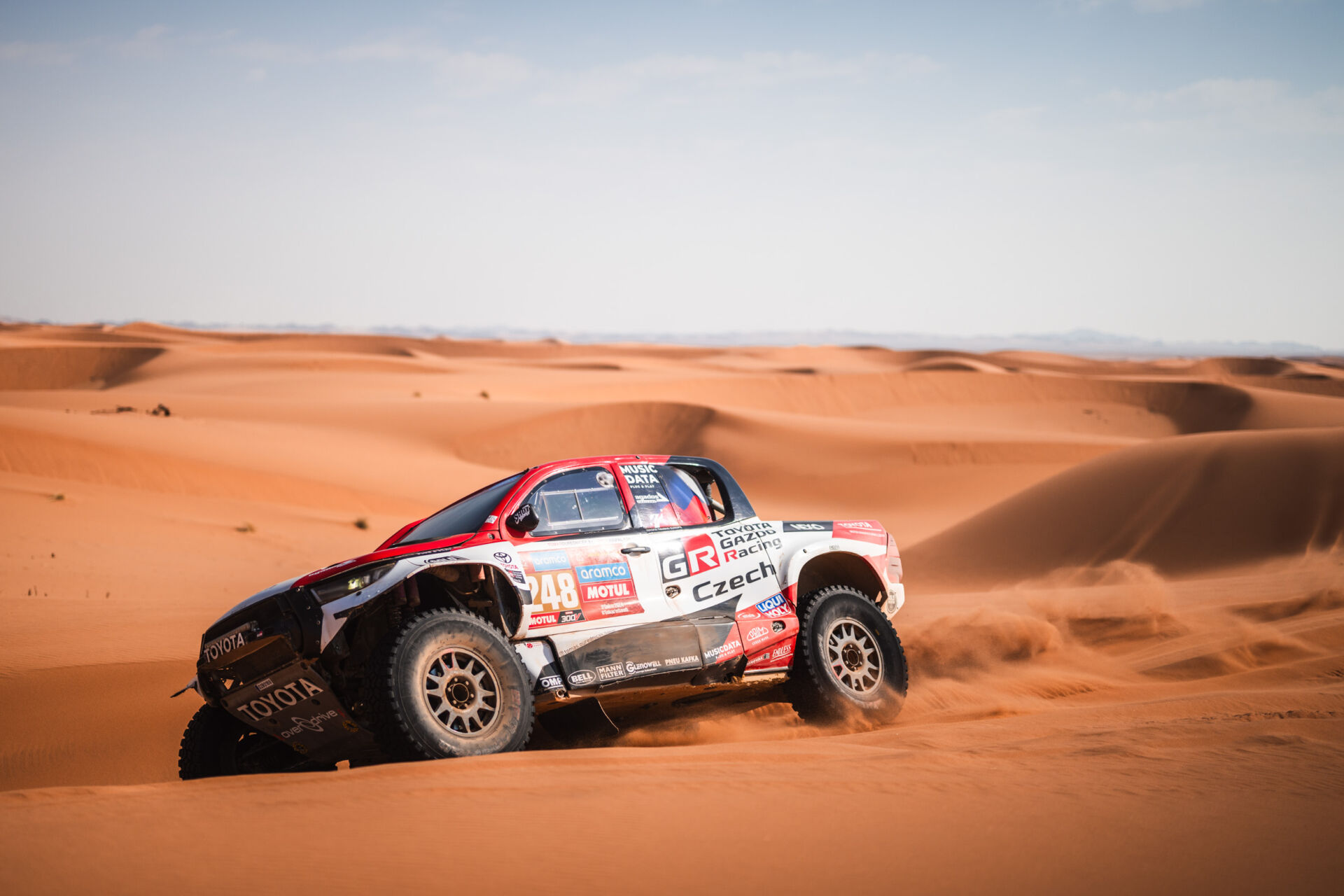 Dakar 2024: First dunes for Ourednicek and Kripal in Toyota Hilux T1+