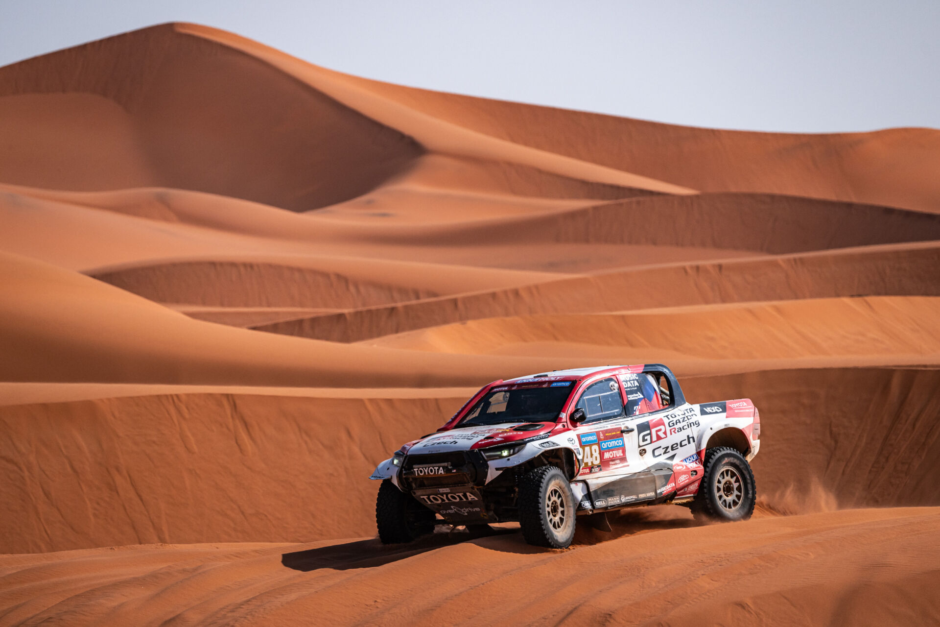 Dakar 2024: First dunes for Ourednicek and Kripal in Toyota Hilux T1+