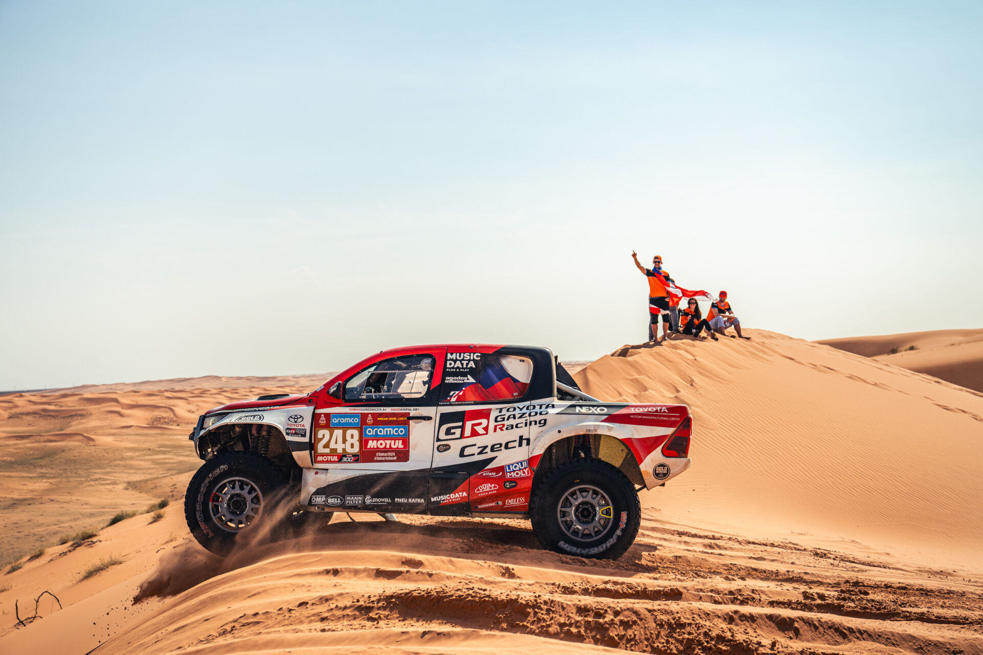 Dakar 2024: A positive day for Toyota Gazoo Racing Czech crew