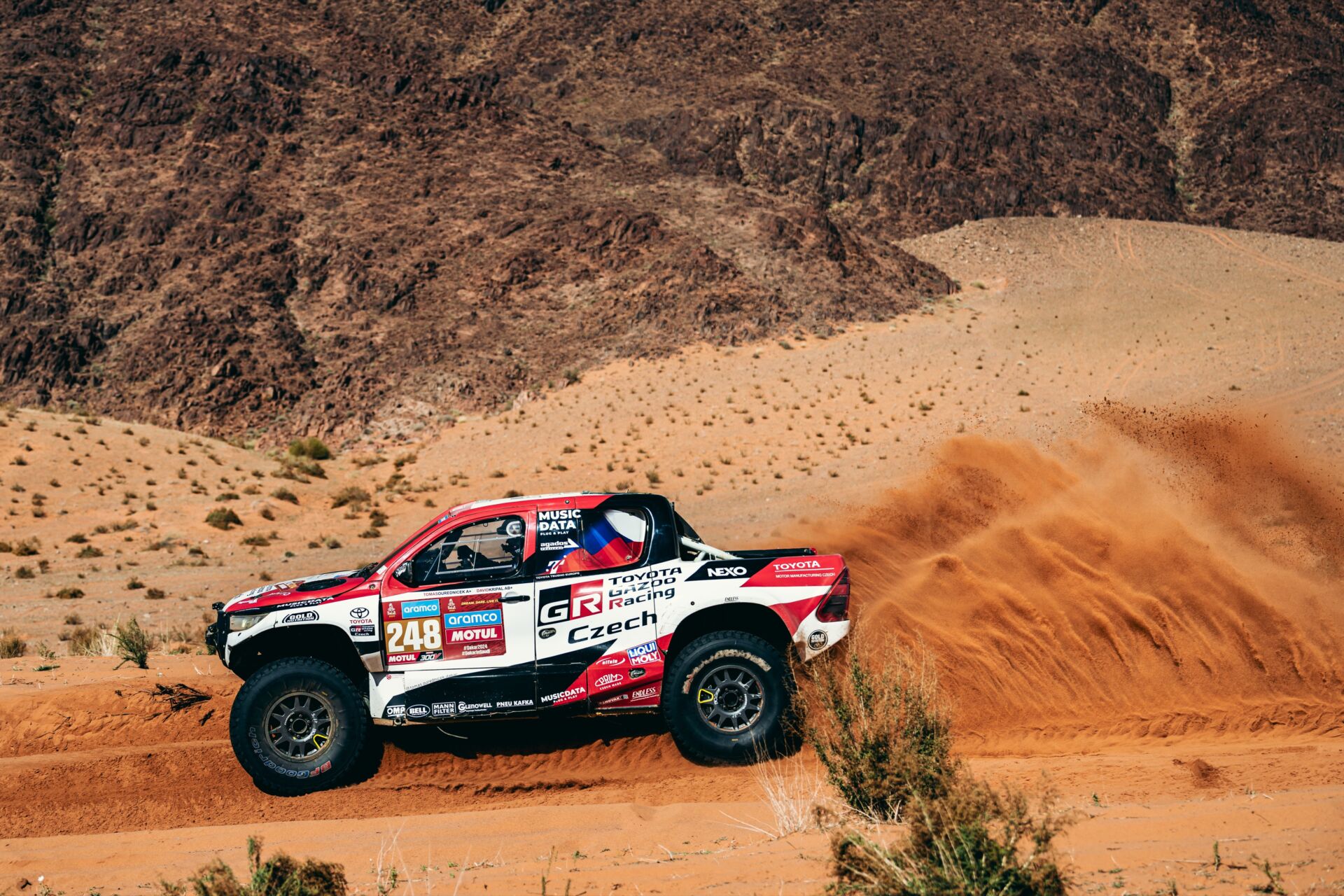 Dakar 2024: Smooth day and good pace for Ourednicek and Kripal