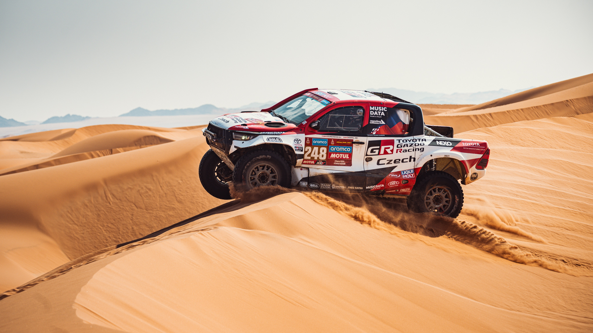 Dakar 2024: First dunes for TGR Czech crew