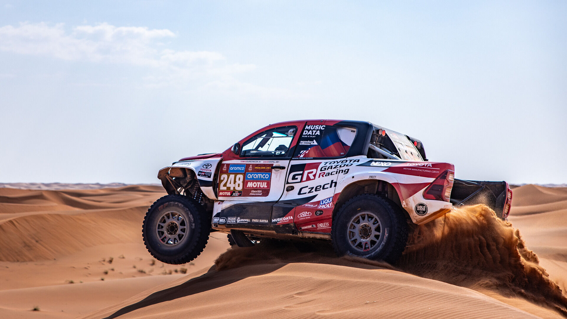 Dakar 2024: Smooth day and good pace for Ourednicek and Kripal